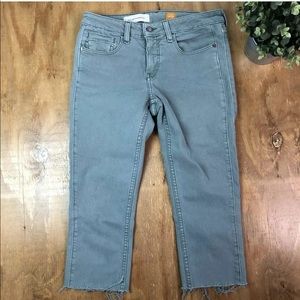 Anthropologie Pilcro and the Letterpress Raw Hem